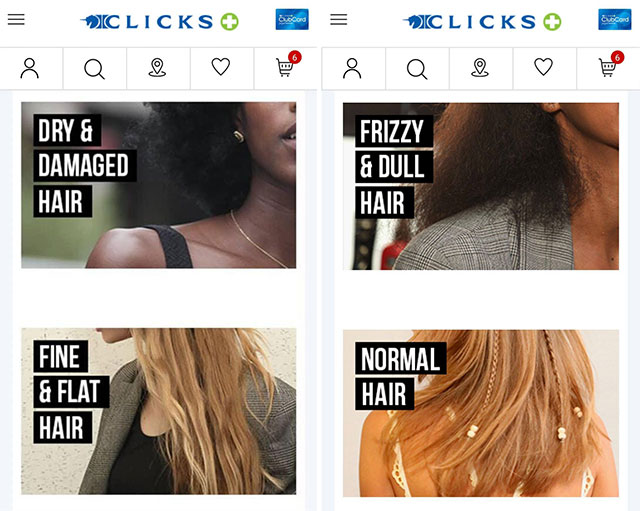 Clicks Hair Ad